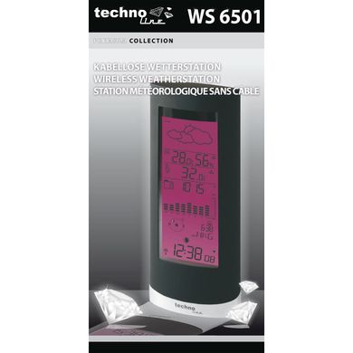 купити Метеостанції Technoline Метеостанція Technoline WS6501 Black Metall (WS6501)