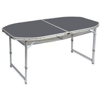 купить Столы раскладные для пикника Bo-Camp Стол Bo-Camp Case Model Oval 150x80 cm Grey (1404399)
