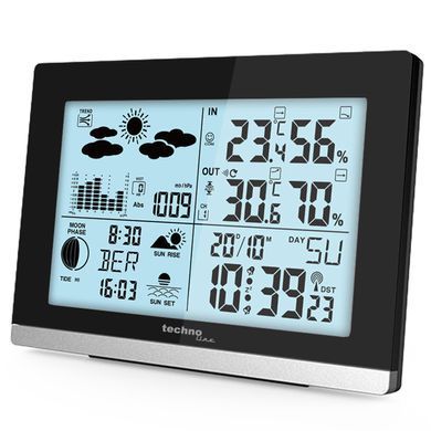 купить Метеостанции Technoline Метеостанция Technoline WS6762 Black (WS6762)