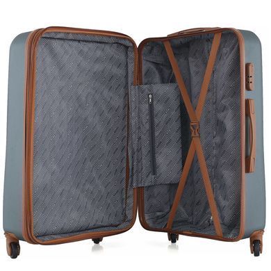 Чемодан Semi Line 26" (L) Green-Grey (T5584-5)