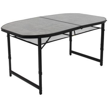 купить Столы раскладные для пикника Bo-Camp Стол Bo-Camp Northgate Oval 150x80 cm Black/Grey (1404188)