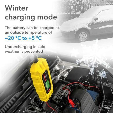 Зарядний пристрій для автомобільного акумулятора Trotec PBCS 4A, 12V, 4-120Ah (4675000005)