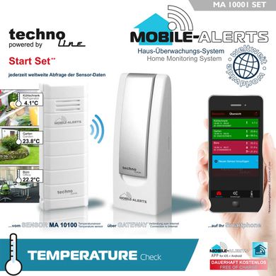 купити Метеостанції Technoline Метеостанція Technoline Mobile Alerts Start Set MA10001 (MA10001)