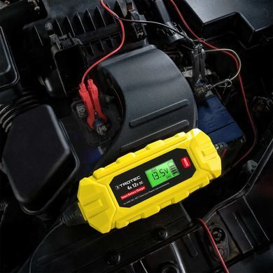 Зарядний пристрій для автомобільного акумулятора Trotec PBCS 4A, 12V, 4-120Ah (4675000005)