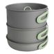 Набор посуды Bo-Camp Explorer XL 4 Pieces Hard Anodized Grey/Green (2200249)
