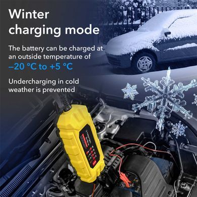 Зарядний пристрій для автомобільного акумулятора Trotec PBCS 2A, 12V, 4-60Ah (4675000001)