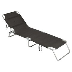 купить Складная мебель Bo-Camp Кровать раскладная Bo-Camp Sun Lounger 3 Positions Anthracite (1304480)