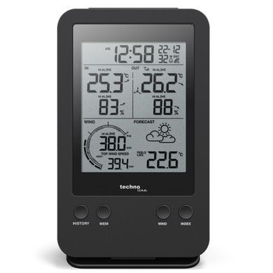 Метеостанція Technoline WS9008 Black (WS9008)