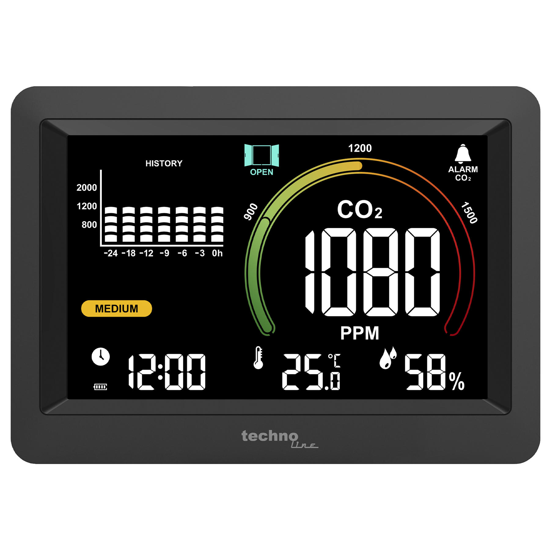 Метеостанція Technoline WL1028 Black (WL1028) — фото 4