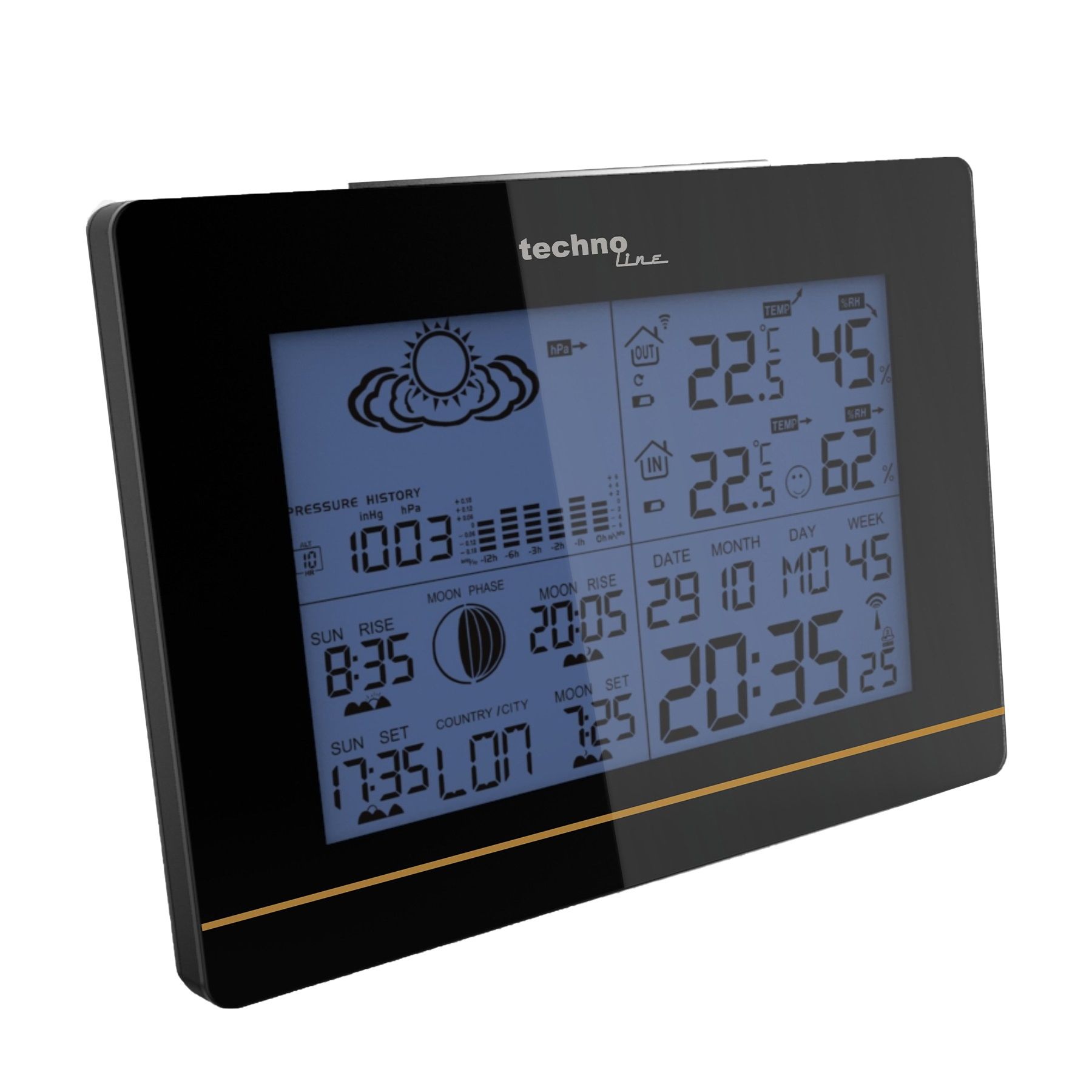 Метеостанція Technoline WS6750 Black (WS6750) — фото 2