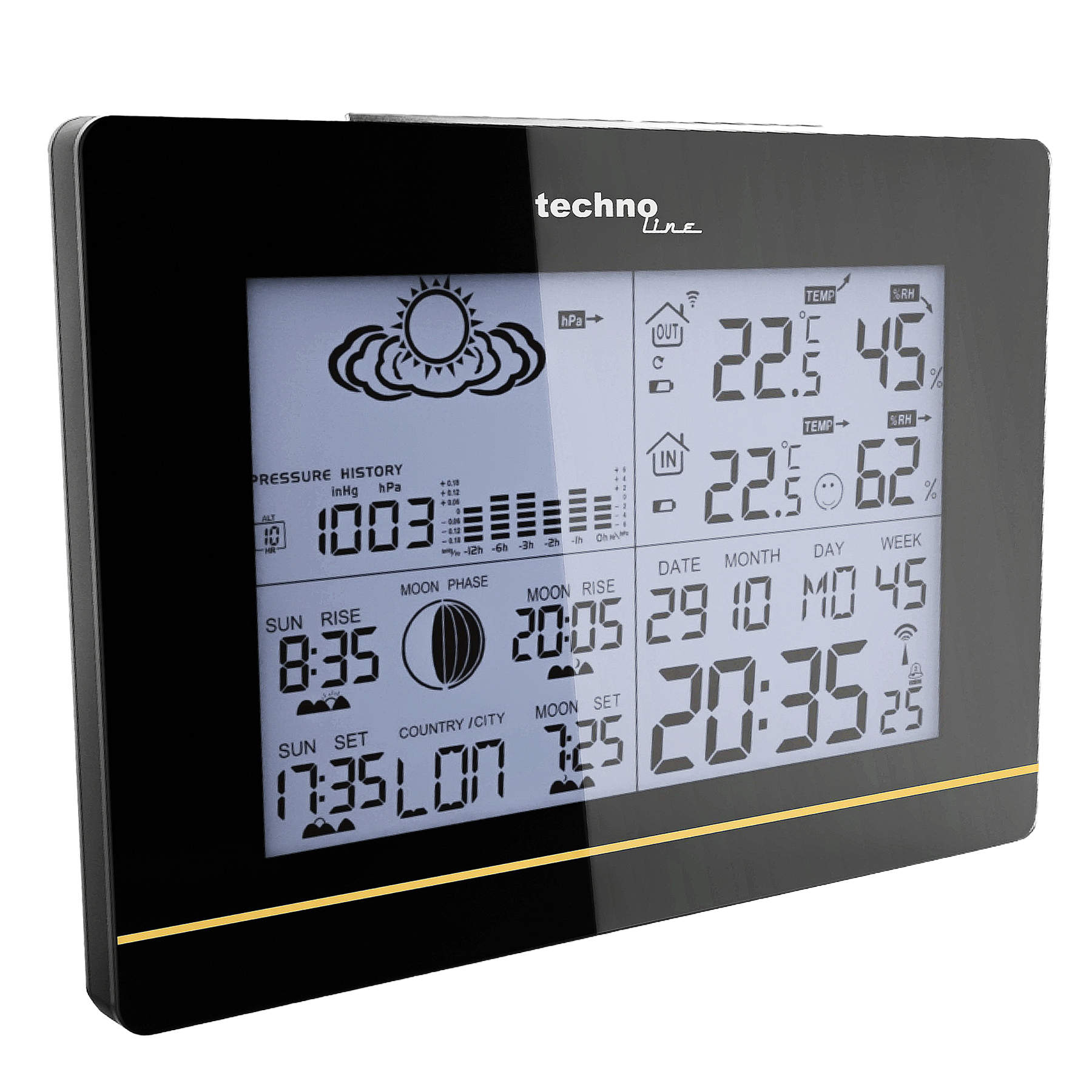 Метеостанція Technoline WS6750 Black (WS6750) — фото 5