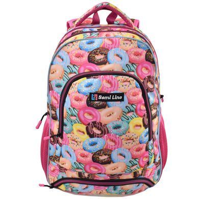 Рюкзак дитячий Semi Line 19 Rose Donats Print (J4674-4)