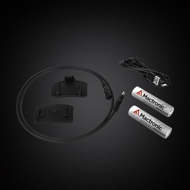 Ліхтар налобний Mactronic Ultimo X1000 (1000 Lm) Cool White/Red Type-C Recharg Helmet Kit (PHL0012)