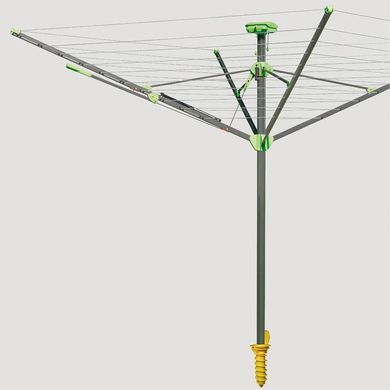 Сушарка для білизни вулична Juwel NovaPlus Evolution Lift Green (30097)