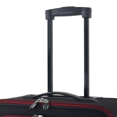 Валіза Semi Line 24" (M) Black/Red Lines (T5680-2)