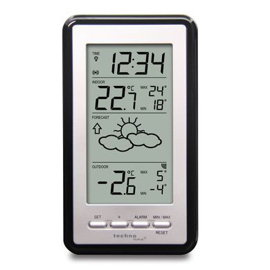 купить Метеостанции Technoline Метеостанция Technoline WS9130 Silver/Black (WS9130)