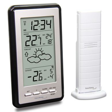 купить Метеостанции Technoline Метеостанция Technoline WS9130 Silver/Black (WS9130)
