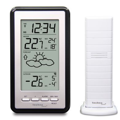 купить Метеостанции Technoline Метеостанция Technoline WS9130 Silver/Black (WS9130)