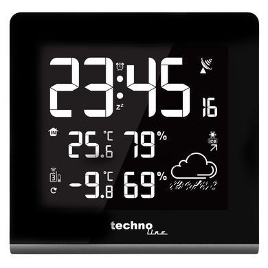 купить Метеостанции Technoline Метеостанция Technoline WS9065 Black (WS9065)