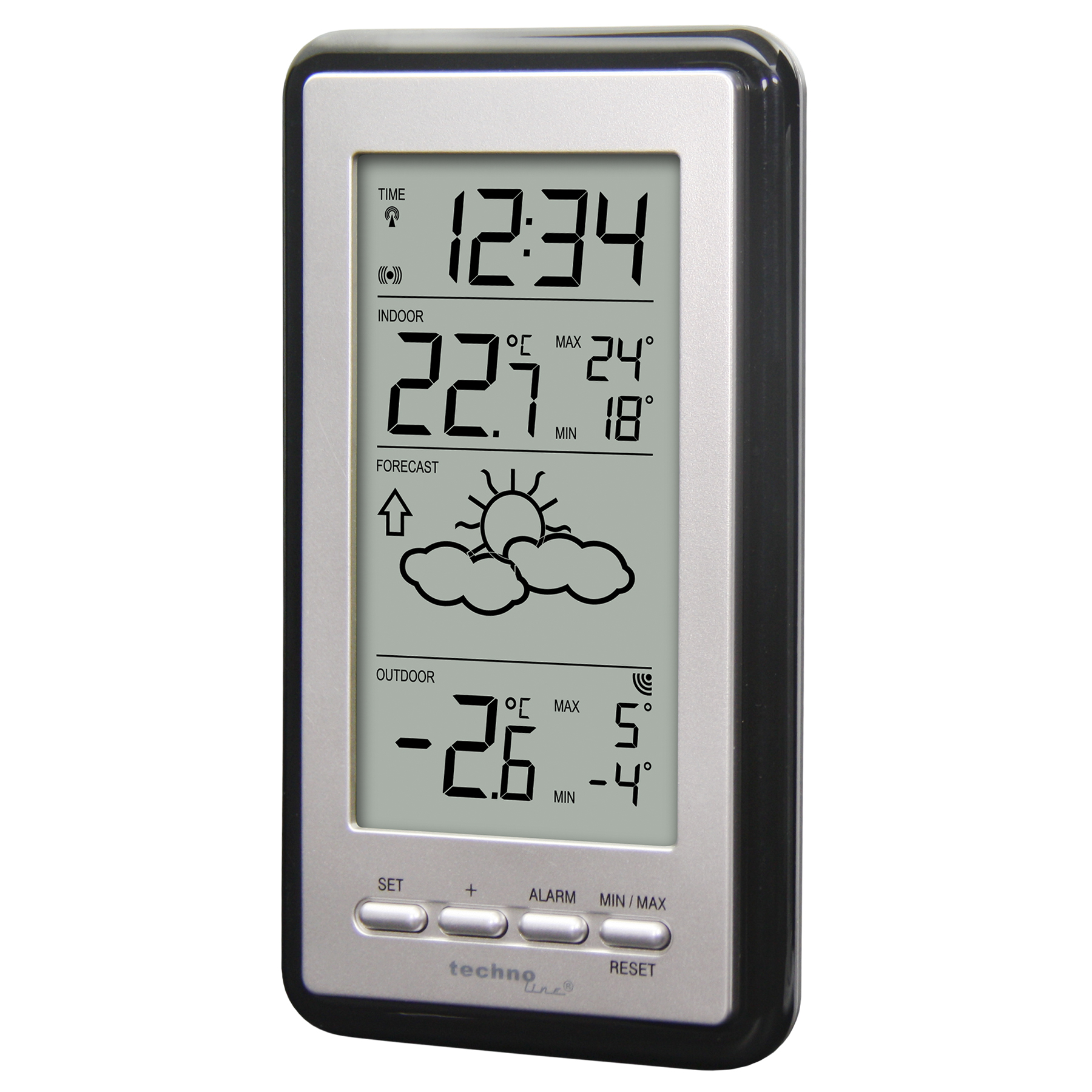 Метеостанція Technoline WS9130 Silver/Black (WS9130) — фото 4
