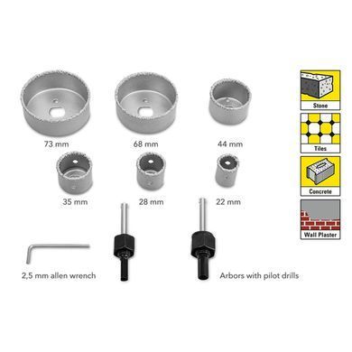 Набор сверл корончатых Trotec Carbid Set (6215001350)
