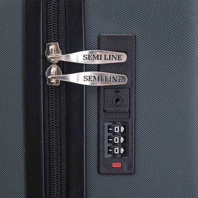 Чемодан Semi Line 20" (S) Navy-Green (T5859-1)