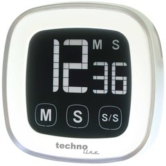 купити Таймери кухонні Technoline Таймер кухонний Technoline KT400 Magnetic Touchscreen White (KT400)