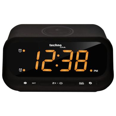 купити Годинники настільні Technoline Годинник настільний Technoline WT477 Wireless Mobile Charging Black (WT477)