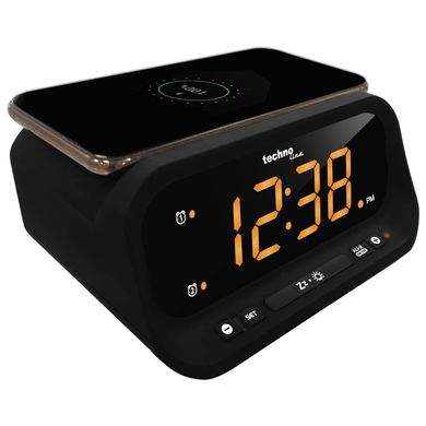купити Годинники настільні Technoline Годинник настільний Technoline WT477 Wireless Mobile Charging Black (WT477)