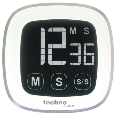купити Таймери кухонні Technoline Таймер кухонний Technoline KT400 Magnetic Touchscreen White (KT400)