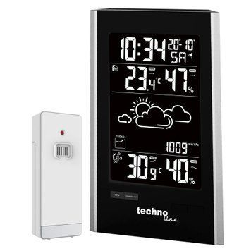 купить Метеостанции Technoline Метеостанция Technoline WS9060 Black/Silver (WS9060)