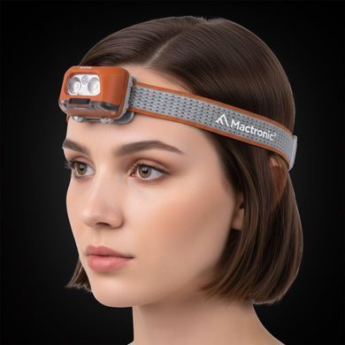 Ліхтар налобний Mactronic Vaya (480 Lm) Cool/Warm White/Red LED Recharg Type-C (AHL0091)