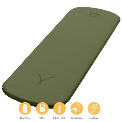 купить Самонадувные туристические коврики Grand Canyon Килимок самонадувний Grand Canyon Hattan 5.0 M Nutria Brown (30621621)