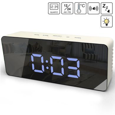 купить Часы настольные Technoline Часы настольные Technoline WT475 White/Black Mirror (WT475)