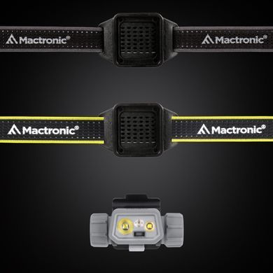 Ліхтар налобний Mactronic Prism (650 Lm) Cool White/RGB LED Recharg Type-C Helmet Kit (THL0141)