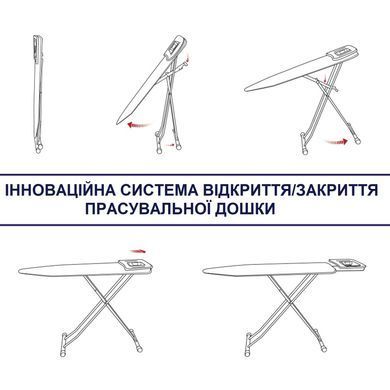 Дошка для прасування Casa Si Lady 122x38 White/Perls (CS93574R267)