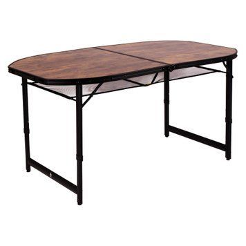 купить Столы раскладные для пикника Bo-Camp Стол Bo-Camp Woodbine Oval 150x80 cm Black/Wood look (1404230)