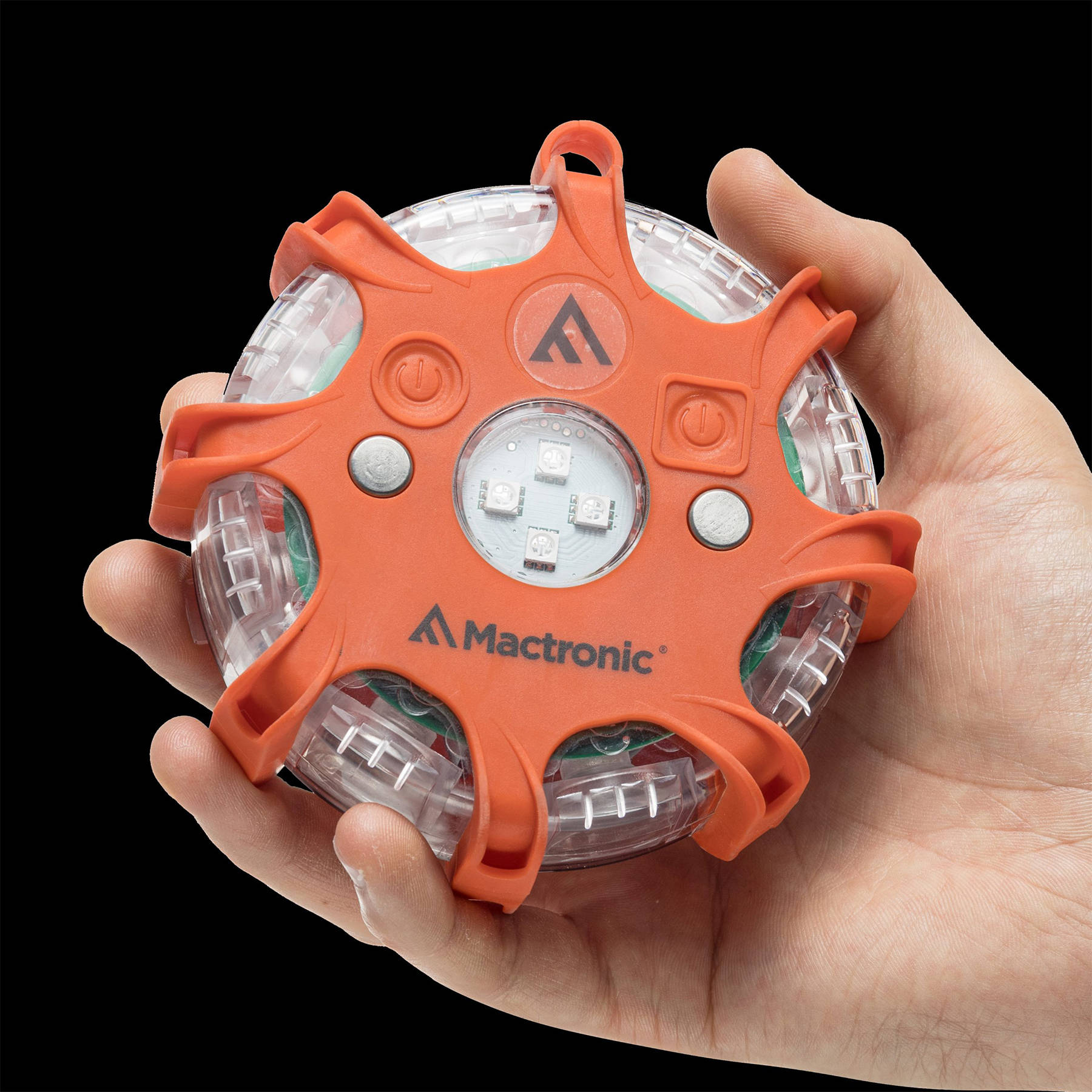 Комплект ліхтарів професійних Mactronic X-Flare (30 Lm) Red/Blue/Amber Recharg 12/220V (PSD0112) — фото 7