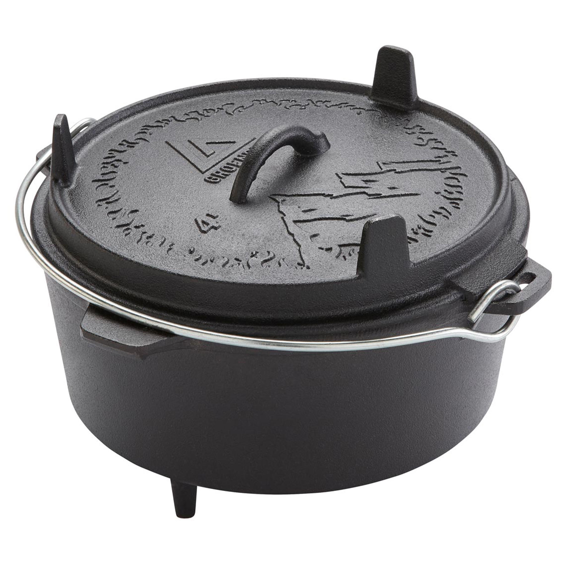 Groenberg Казан з кришкою Groenberg Askja Pot 25 cm / 4 L Black (266016)