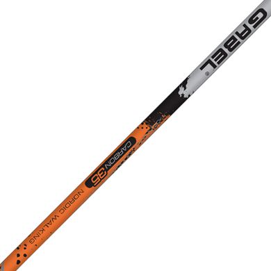 купить Карбоновые палки Gabel Палки для скандинавской ходьбы Gabel X-1.35 Active Knife Black/Orange 115 (7008361151150)