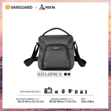 купить Сумки для фототехники Vanguard Сумка Vanguard Vesta Aspire 15 Gray (Vesta Aspire 15 GY)