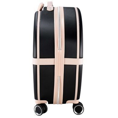 Валіза Semi Line 20" (S) Black/Pink Cream (T5671-2)