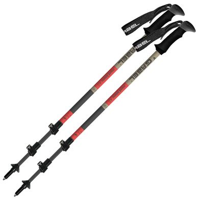 купить Алюминиевые палки Gabel Палки трекинговые Gabel Mont Blanc FL 4.0 Red (7008432400000)