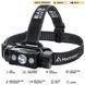 Ліхтар налобний Mactronic Black Eye H40 (4000 Lm) Cool White/Red LED Rechargeable Type-C (THL0061)