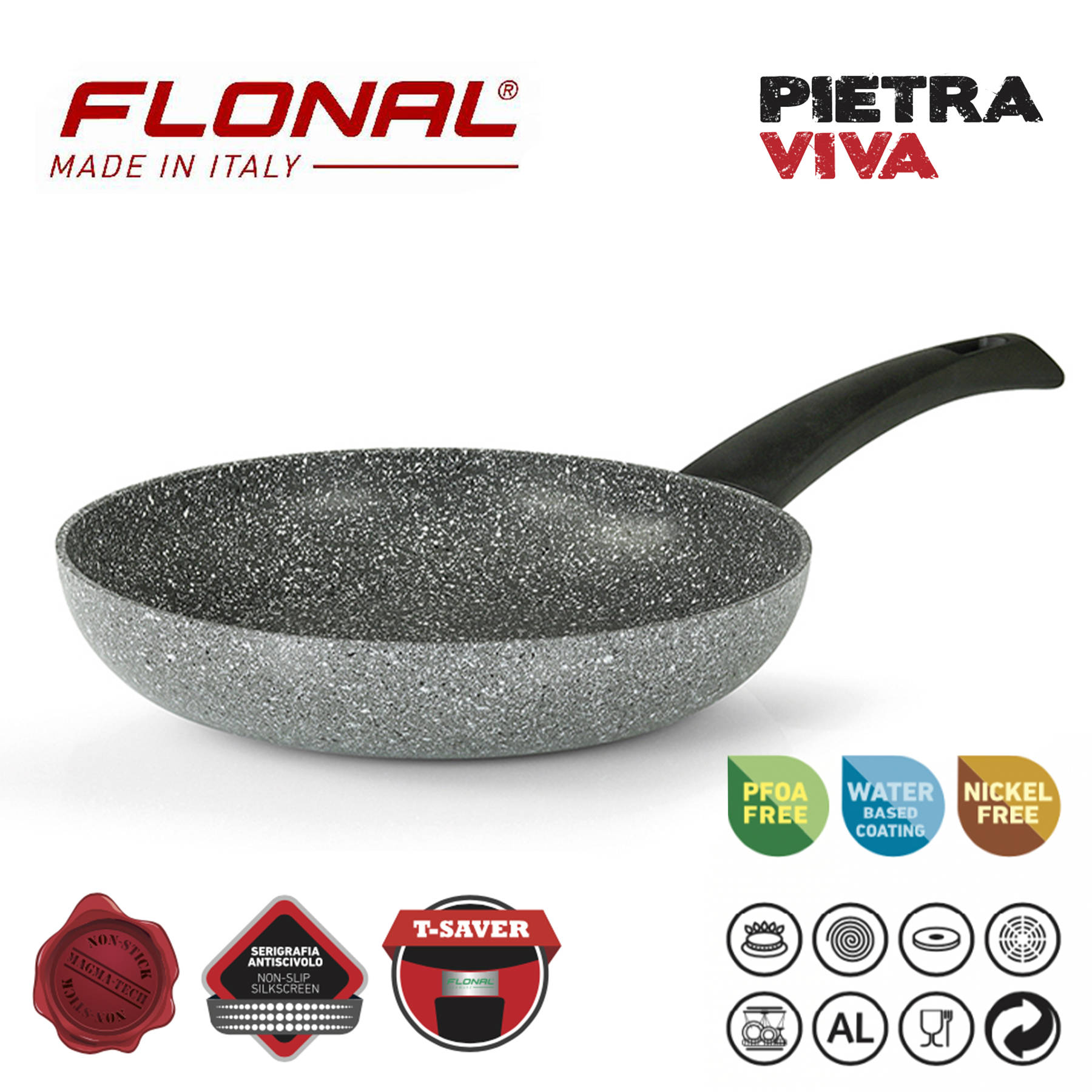 Сковорідка Flonal Pietra Viva 24 см (PV8PS2470) — фото 9