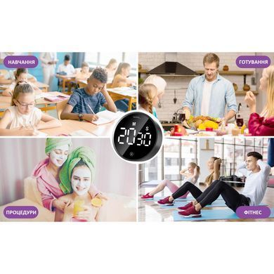 купить Таймеры кухонные Technoline Таймер кухонный Technoline KT600 Magnetic Touchscreen Black (KT600)