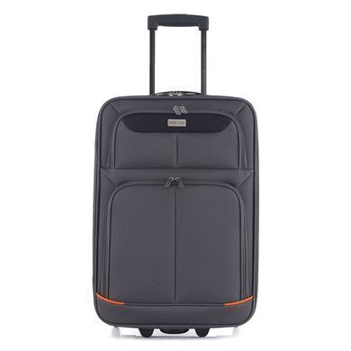 Валіза Semi Line 20" (S) Grey/Orange Lines (T5754-1)