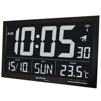 купити Годинники настінні Technoline Годинник настінний Technoline WS8007 Black (WS8007)