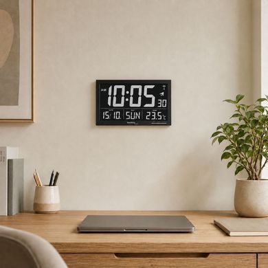 купити Годинники настінні Technoline Годинник настінний Technoline WS8007 Black (WS8007)