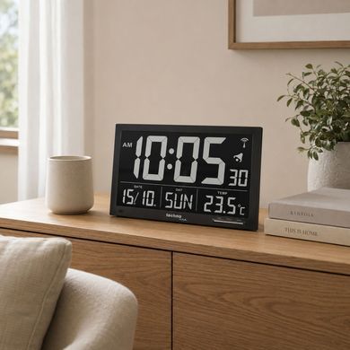 купити Годинники настінні Technoline Годинник настінний Technoline WS8007 Black (WS8007)